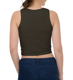 Essential Women’s Crop Tank Top – Premium Cotton Everyday Fit