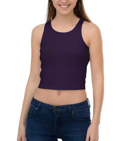 Essential Women’s Crop Tank Top – Premium Cotton Everyday Fit