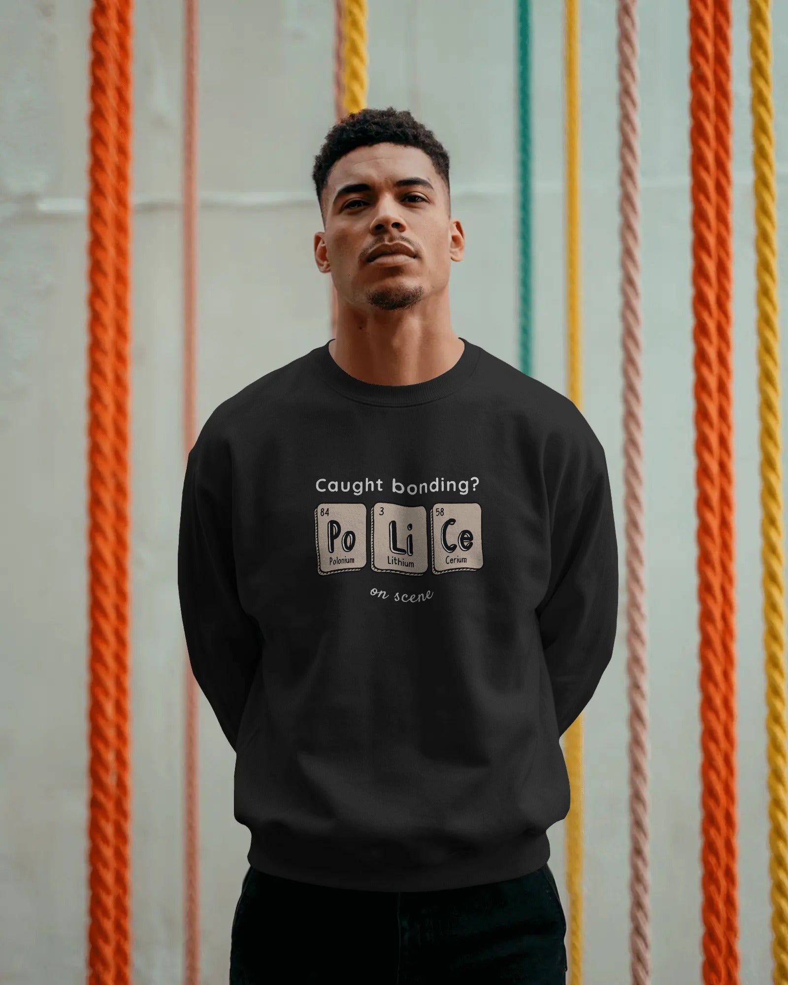 Coretta “Caught Bonding?” 300 GSM Cotton Fleece Sweatshirt