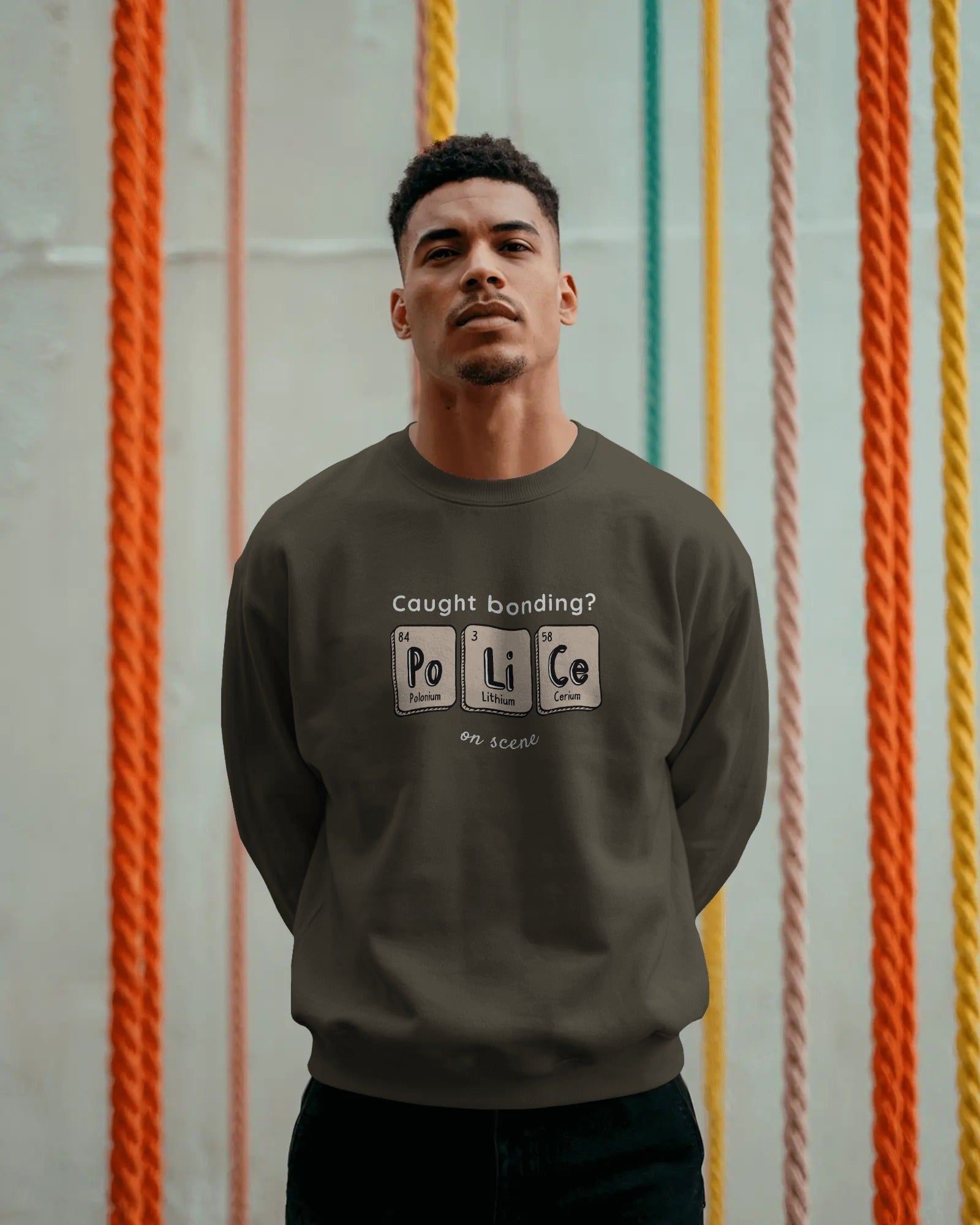 Coretta “Caught Bonding?” 300 GSM Cotton Fleece Sweatshirt