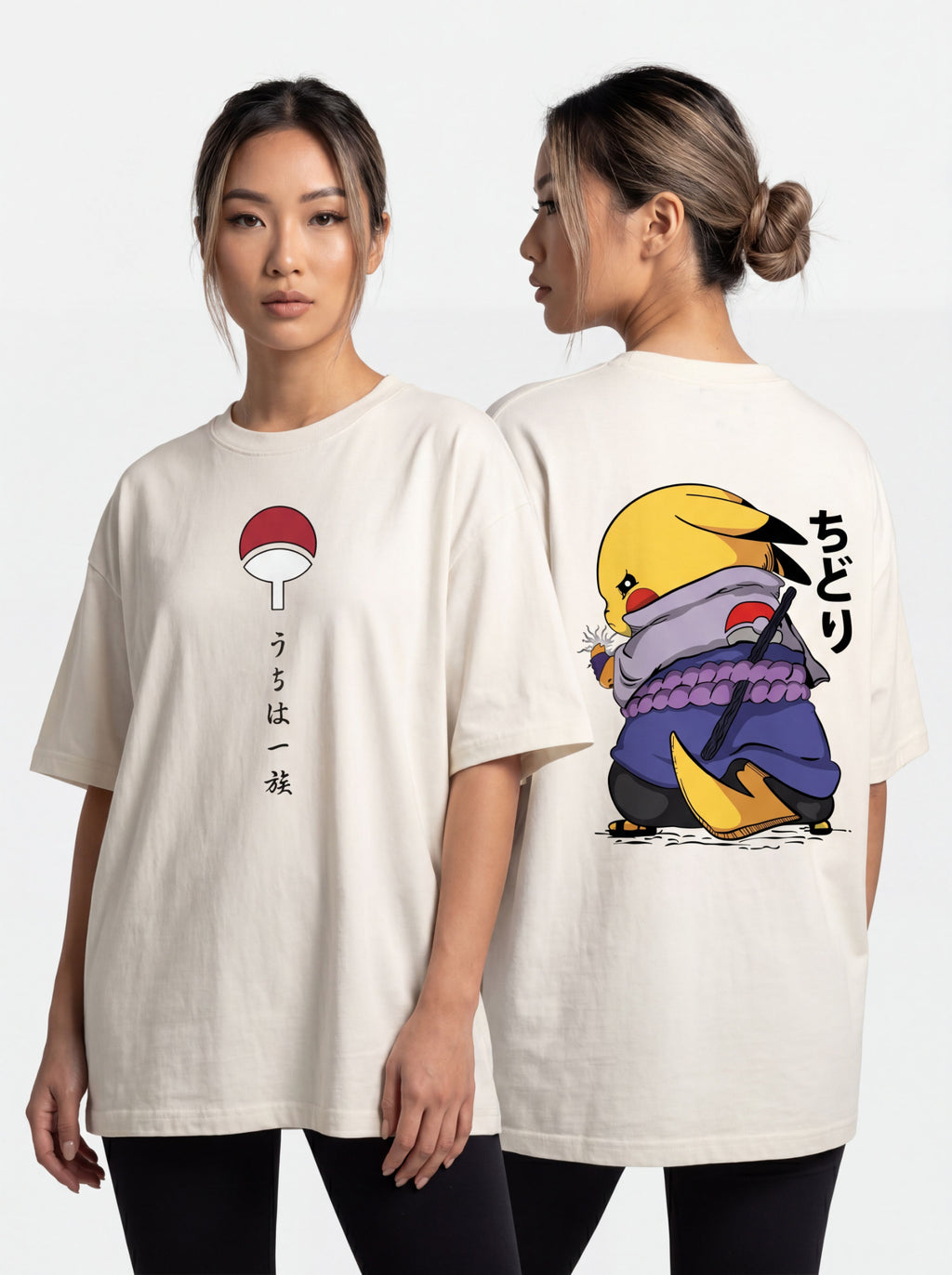 Pikachu Uchiha — Oversized Tee