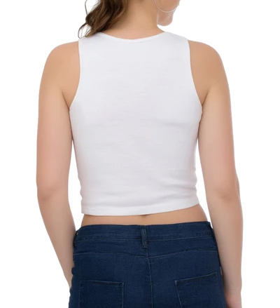 Essential Women’s Crop Tank Top – Premium Cotton Everyday Fit