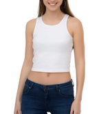 Essential Women’s Crop Tank Top – Premium Cotton Everyday Fit